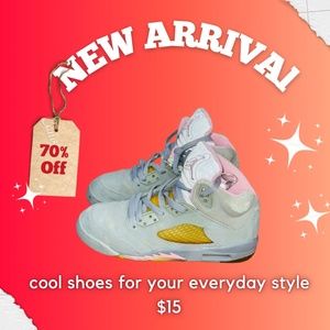 NIKE AIR JORDAN 5 RETRO GS - "Silver Shy Pink"